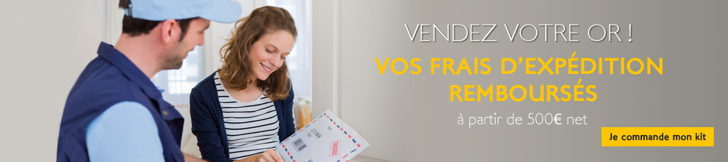 Vos frais d'expédition remboursés